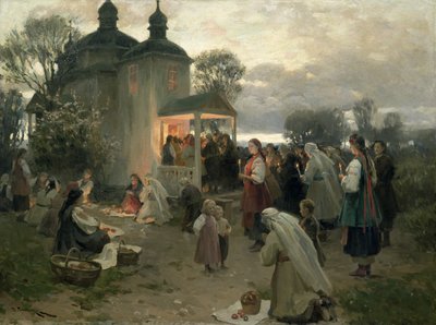 Easter Matins by Nikolai Pimonenko